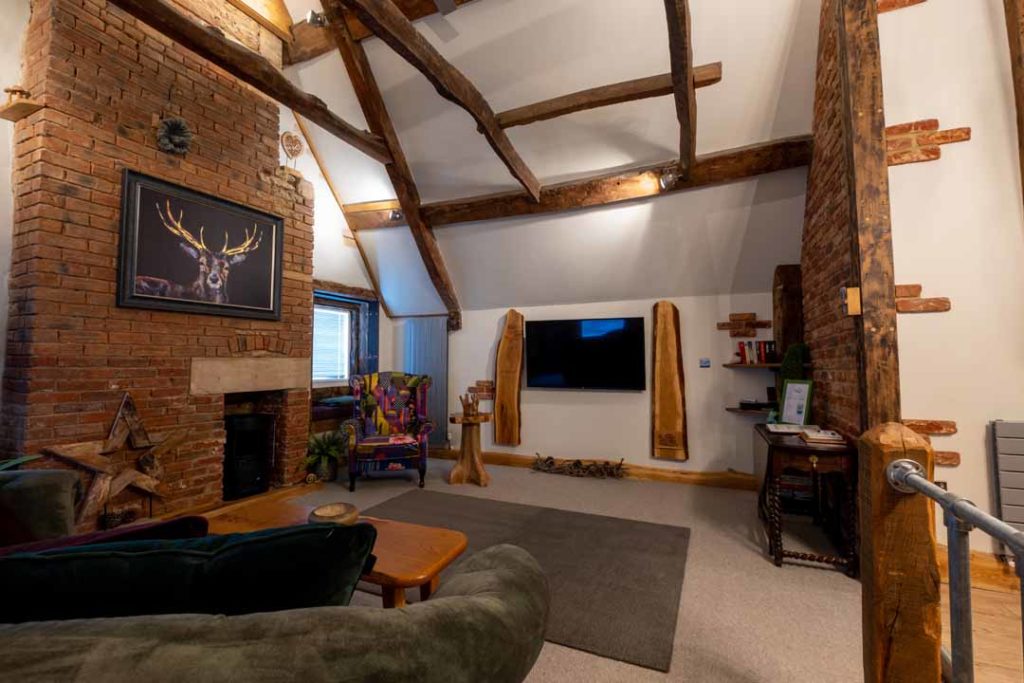 traditional loft space